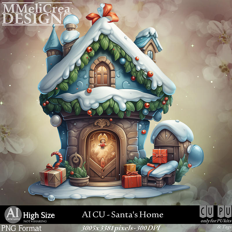 (image for) AI - CU Santa's Home (CU4PU/PNG)